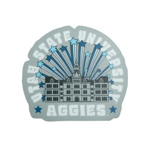 Old Main Starburst Sticker - 4in.